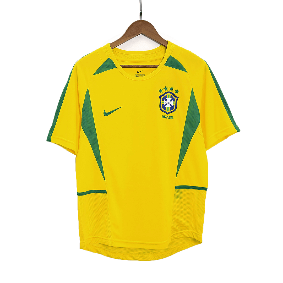 Retro Brazil Home Jersey World Cup 2002 - minejerseys