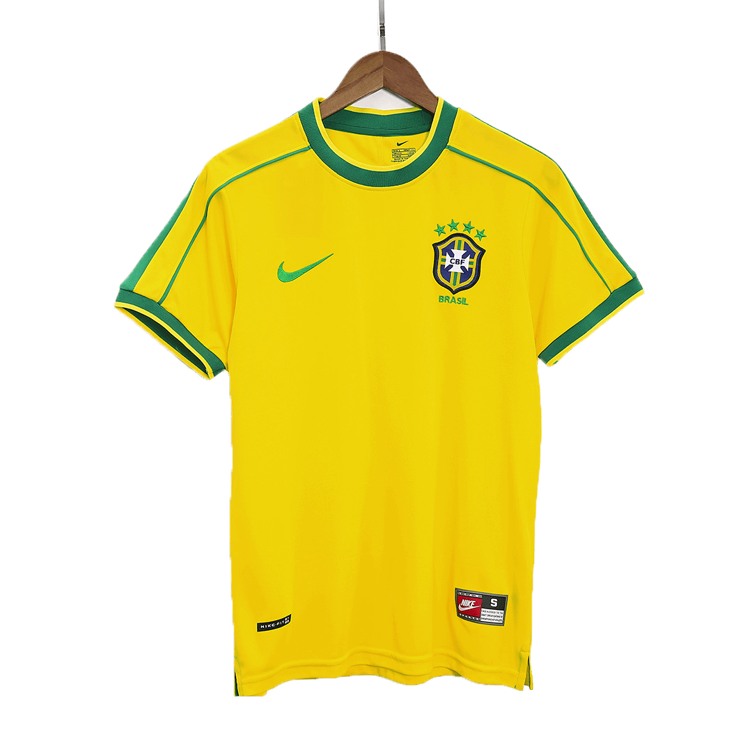Retro Brazil Home Jersey World Cup 1998 - minejerseys