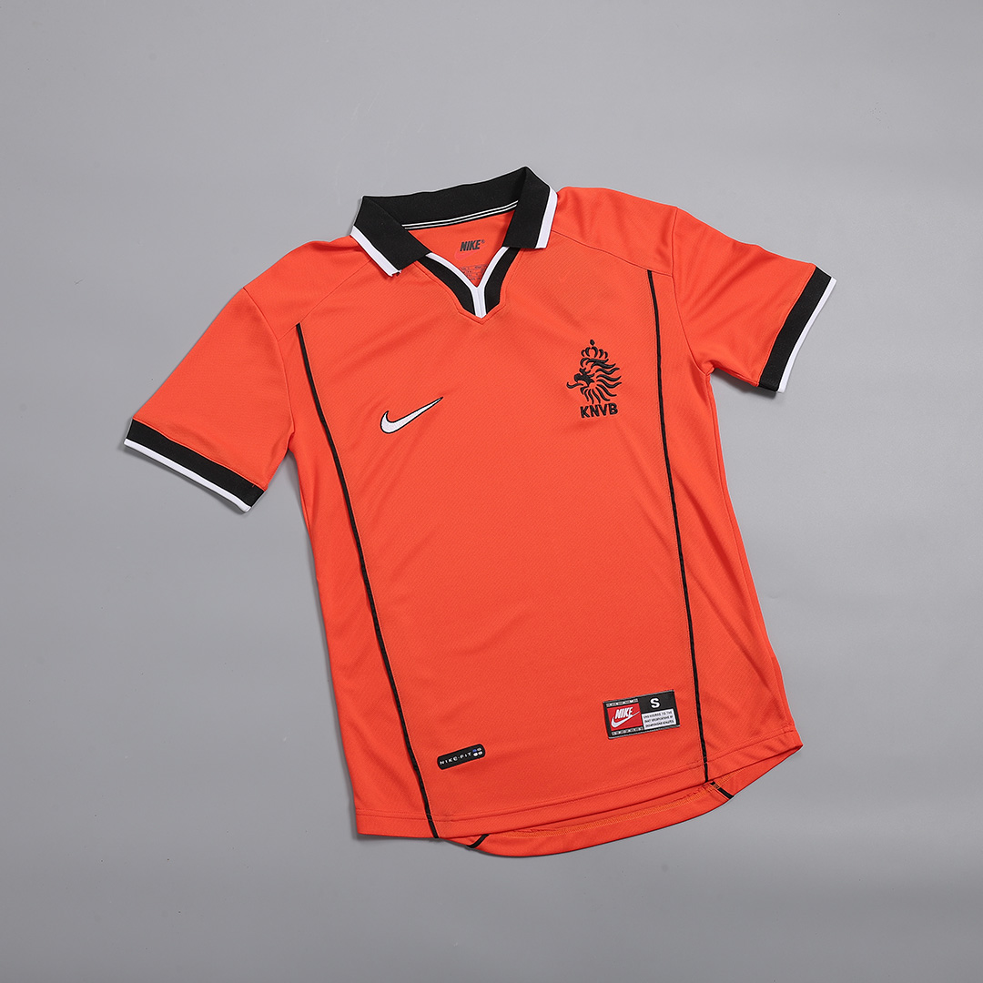 Retro Netherlands Home Jersey World Cup 1998 - minejerseys