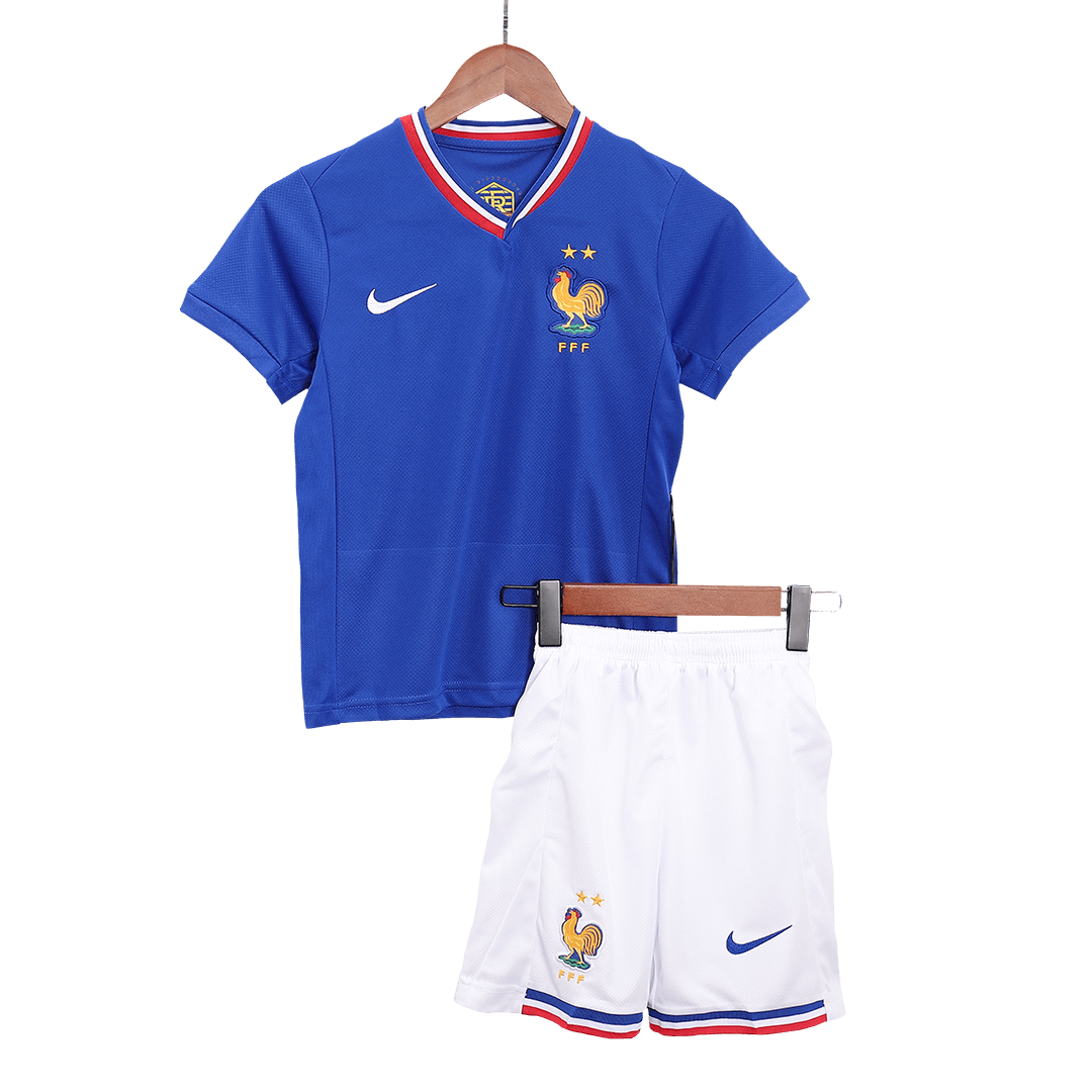 Kids France Home Kit Euro 2024 - minejerseys