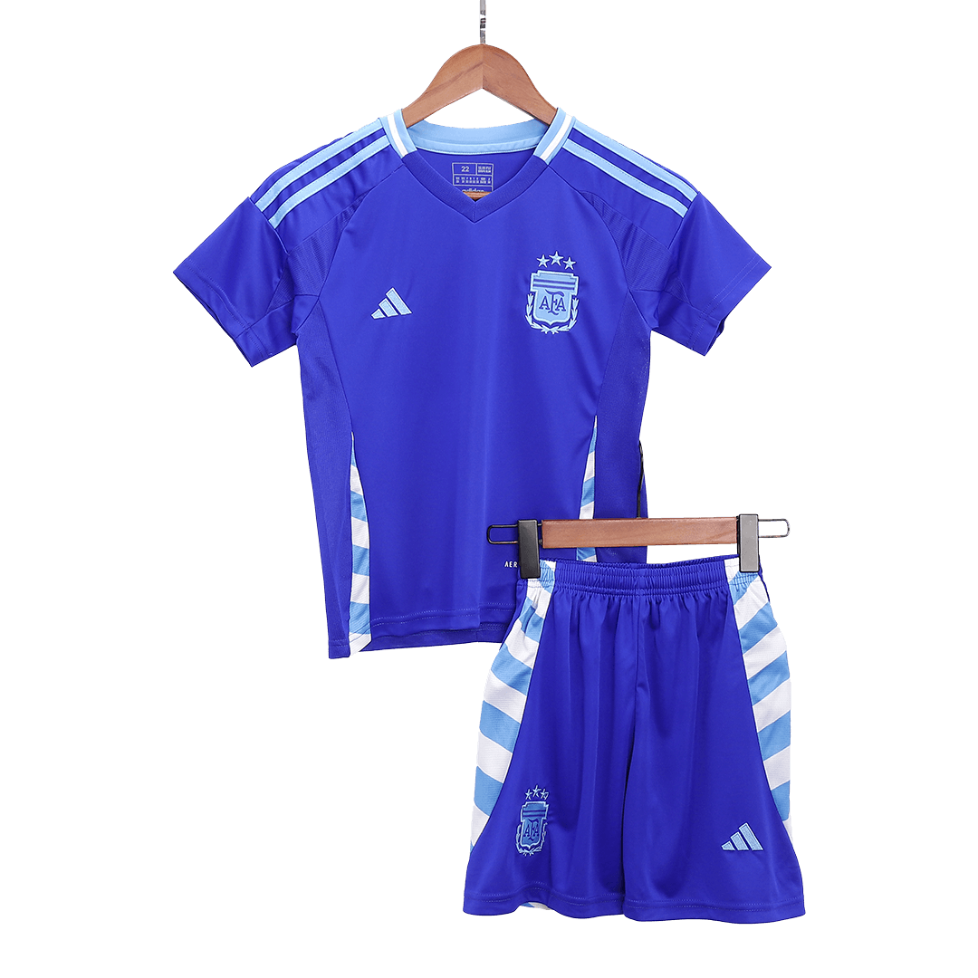 Kids Argentina Away Kit Copa America 2024 - minejerseys