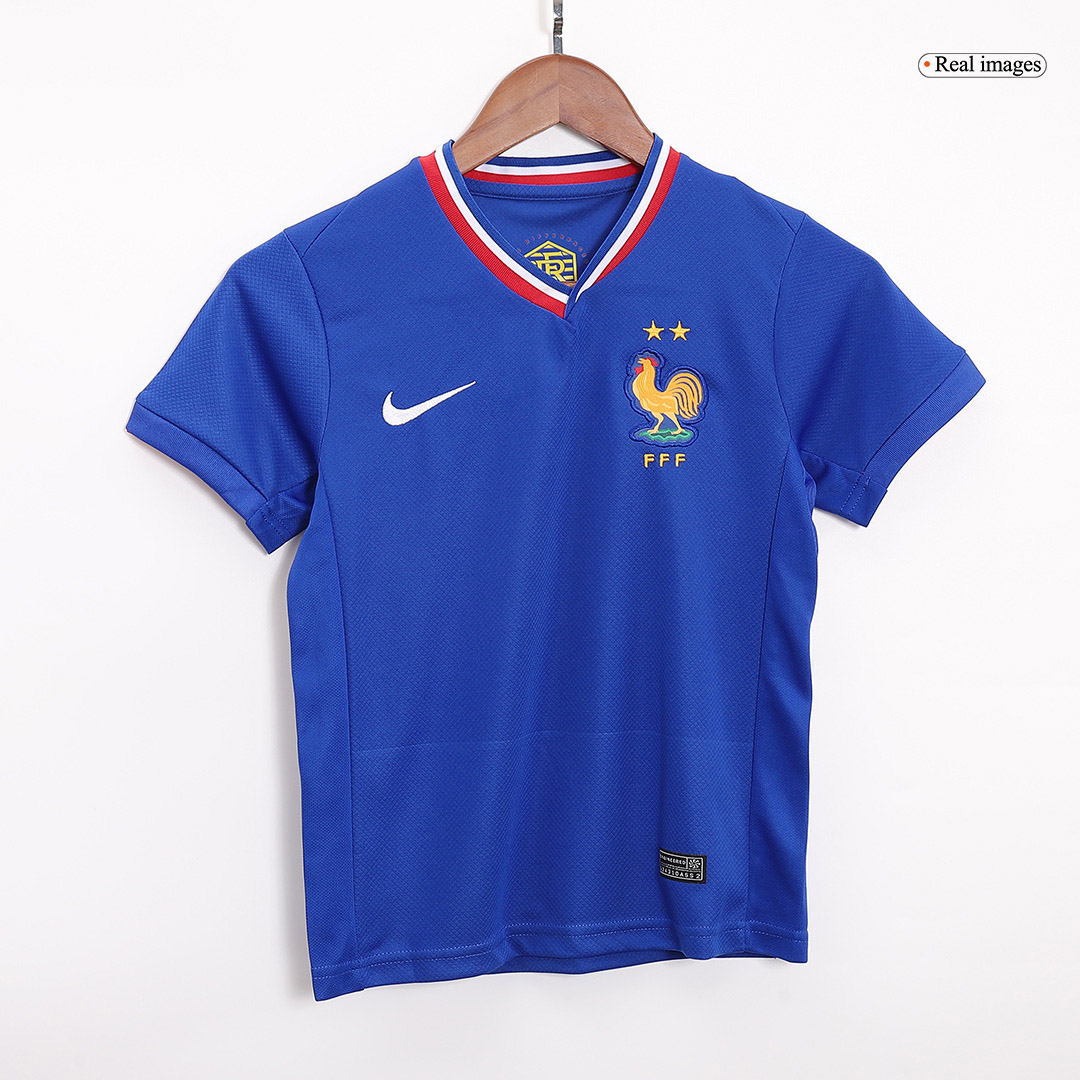 Kids France Home Kit Euro 2024 - minejerseys