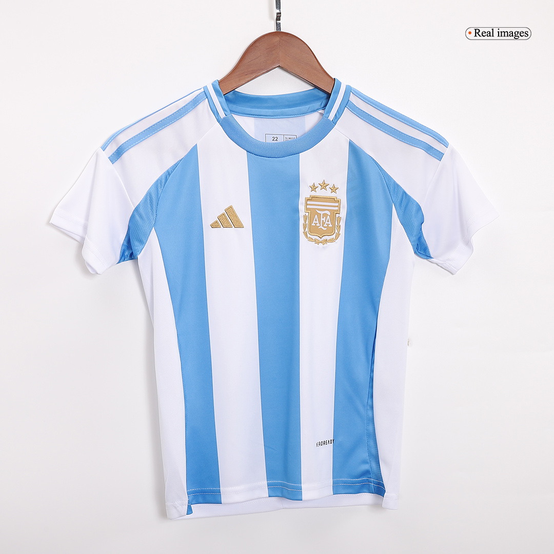 Kids Argentina Home Kit Copa America 2024 - minejerseys