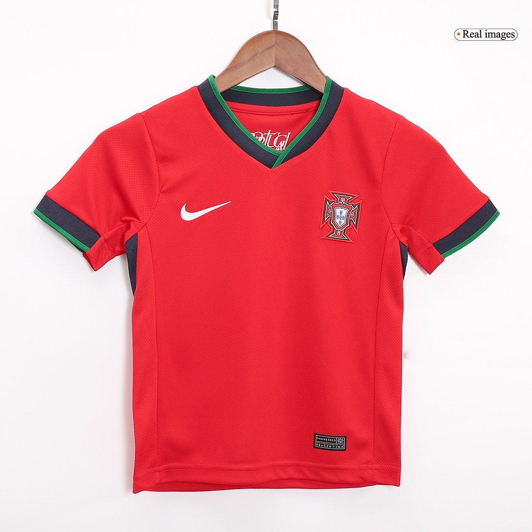 Kids Portugal Home Kit EURO 2024 - minejerseys