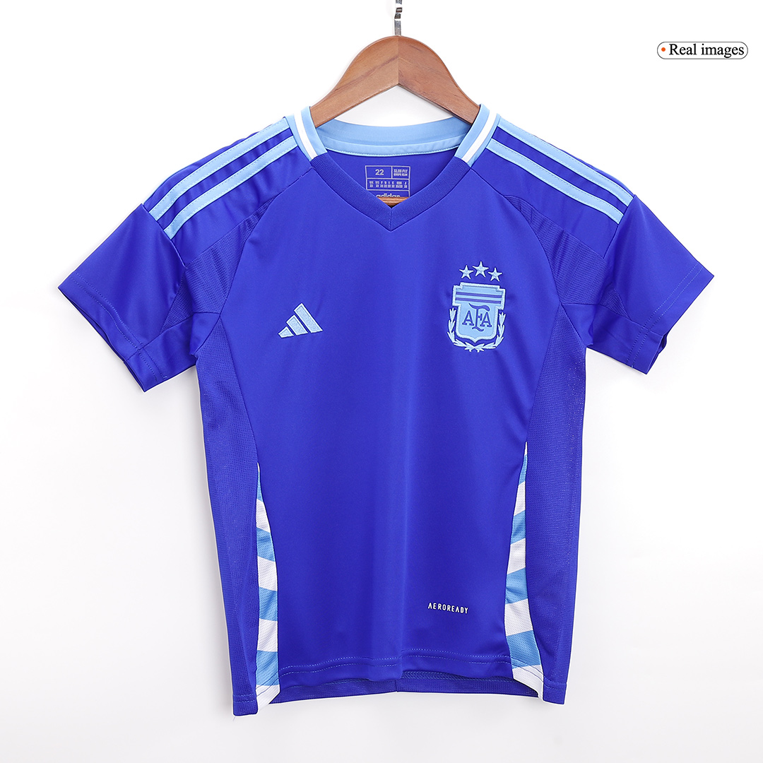 Kids Argentina Away Kit Copa America 2024 - minejerseys
