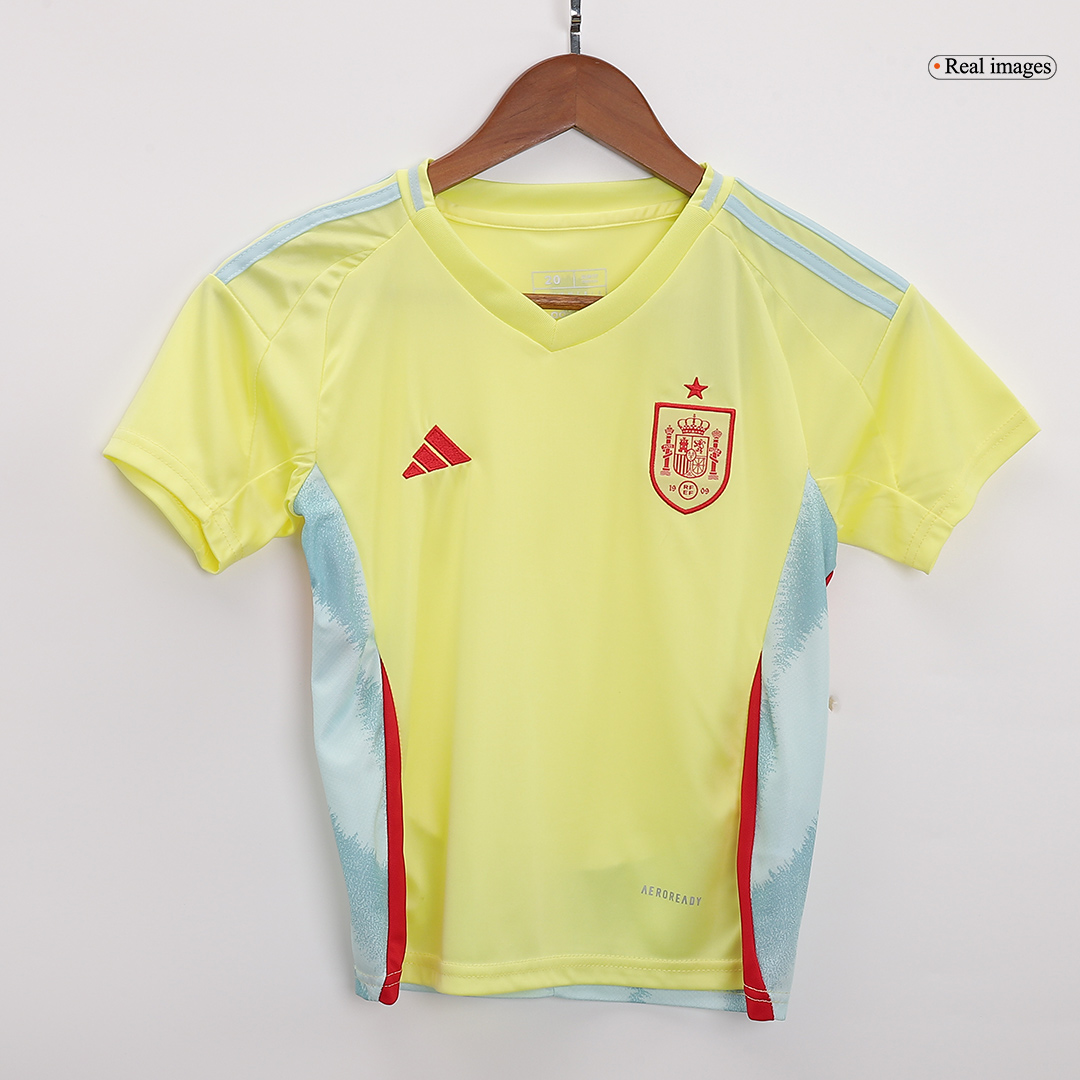 Kids Spain Away Kit EURO 2024 - minejerseys