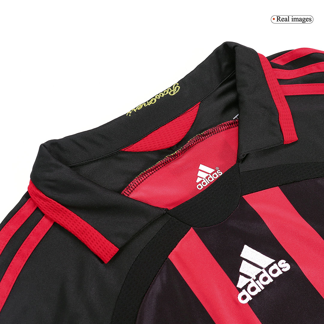 Retro AC Milan Home Long Sleeve Jersey 2006/07 - minejerseys