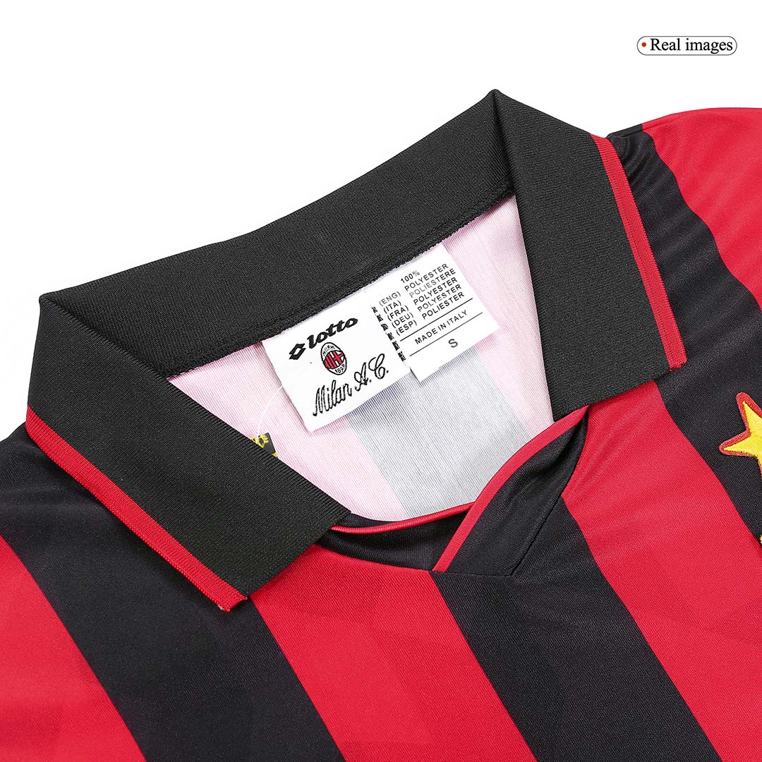 Retro AC Milan Home Jersey 1992/93 - minejerseys