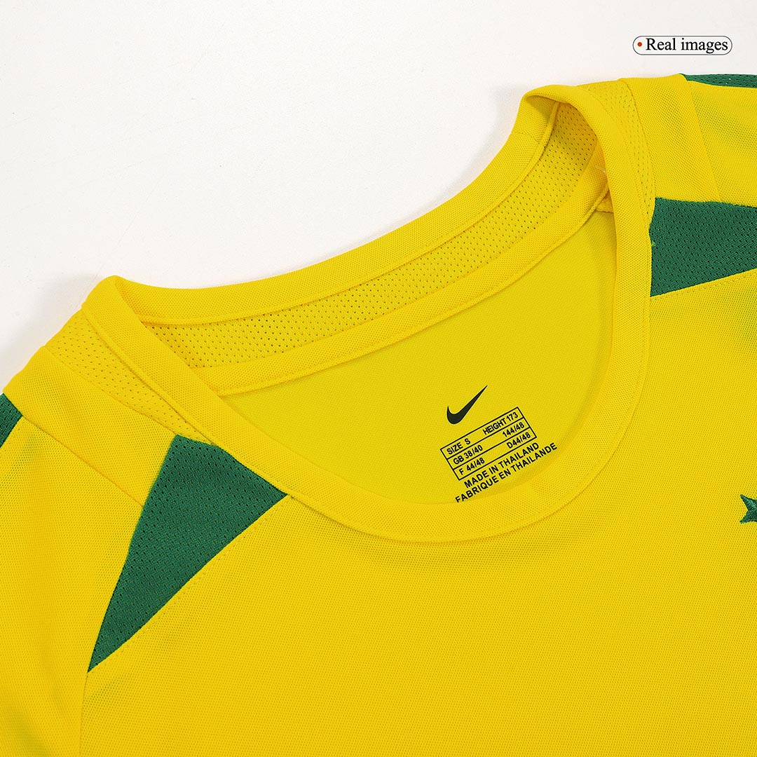 Retro Brazil Home Jersey World Cup 2002 - minejerseys