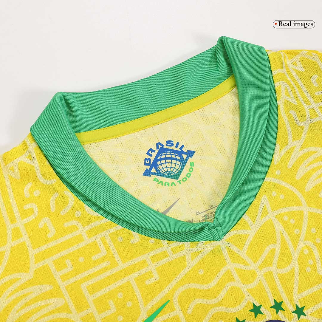 Brazil Home Match Jersey Player Version Copa America 2024 - minejerseys