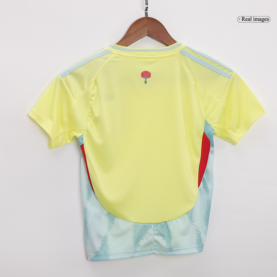 Kids Spain Away Kit EURO 2024 - minejerseys