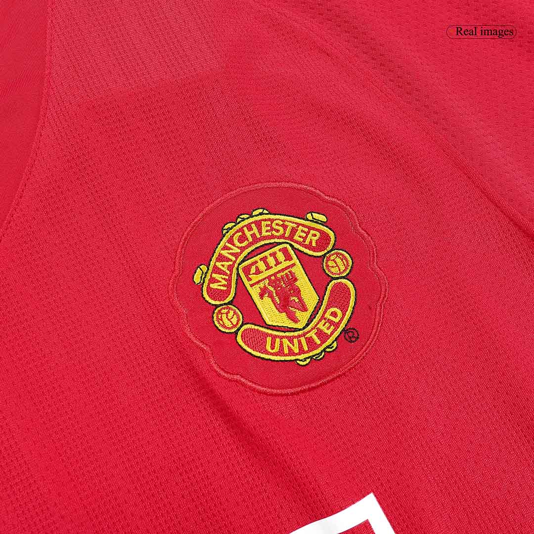 RONALDO #7 Retro Manchester United Home Jersey 2007/08 - minejerseys