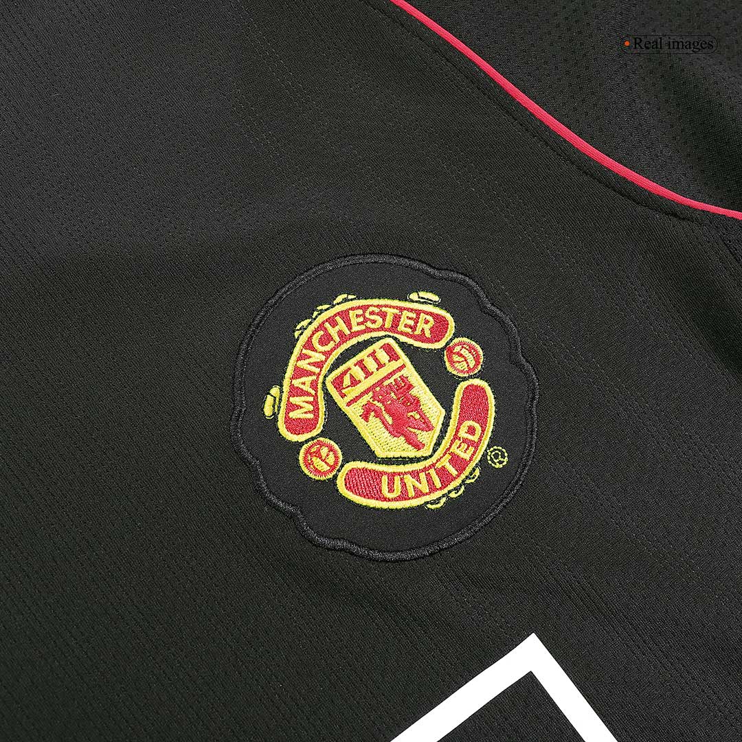 Retro Manchester United Away Long Sleeve Jersey 2007/08 - minejerseys