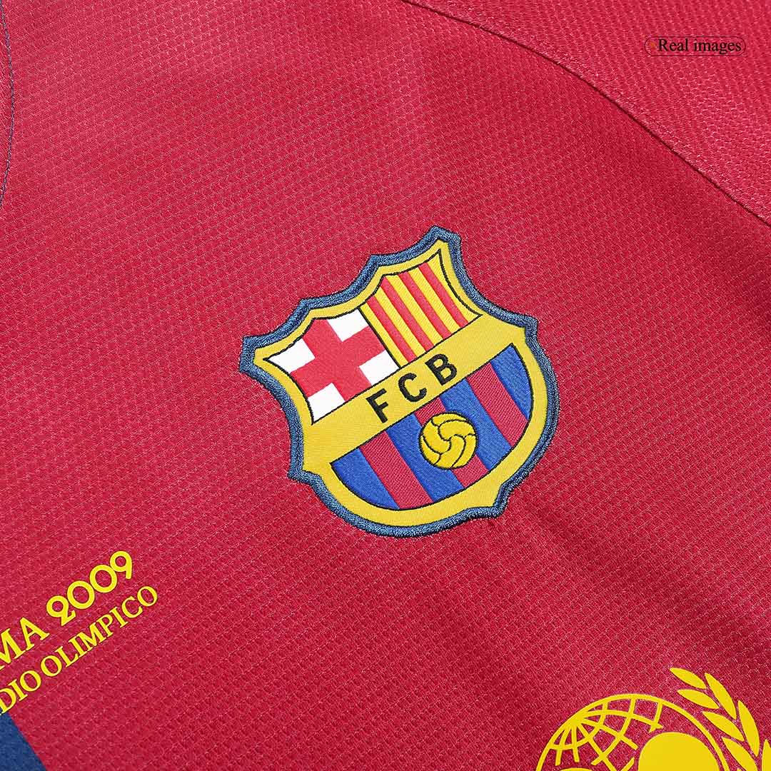 Retro Barcelona UCL Final Home Jersey 2008/09 - minejerseys