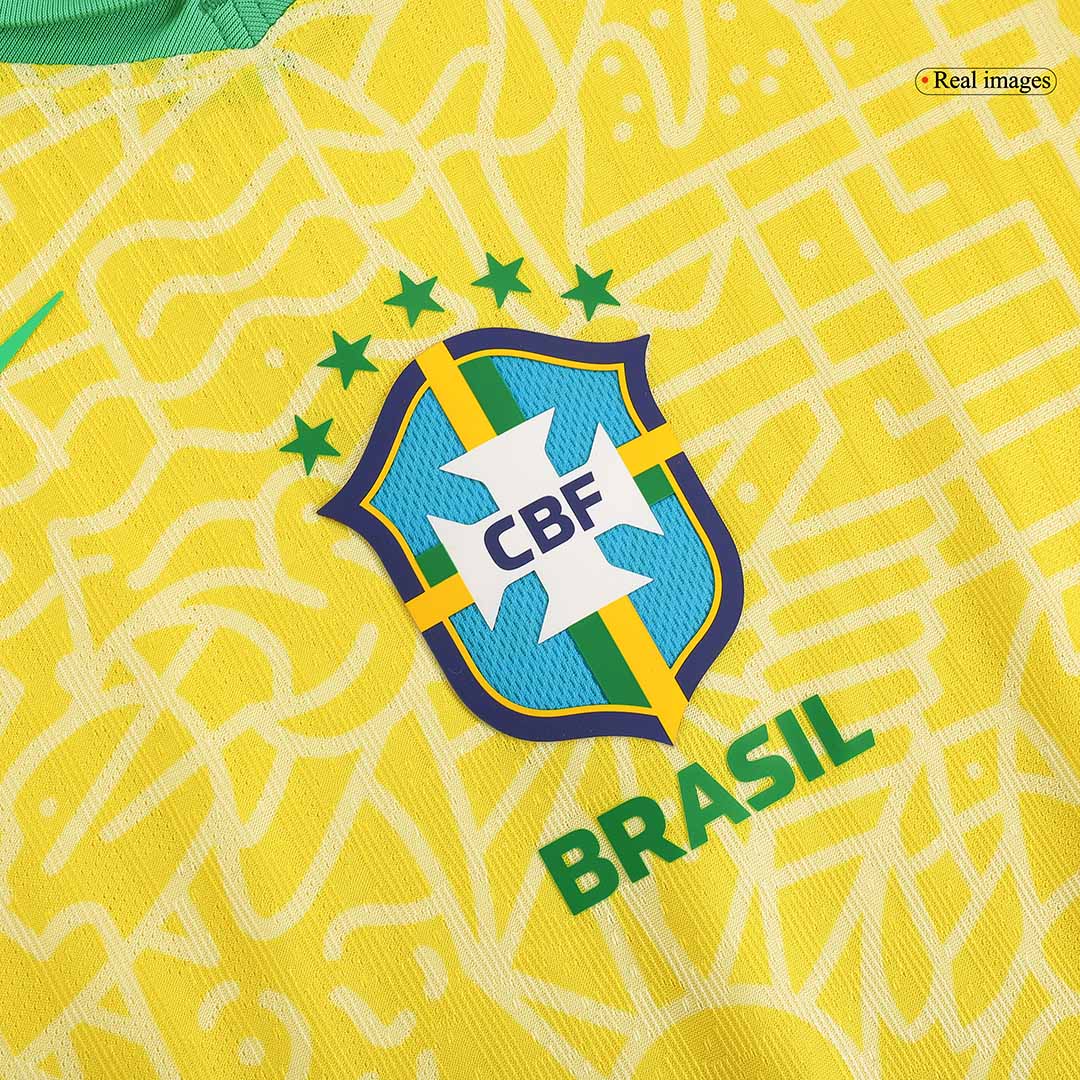 Brazil Home Match Jersey Player Version Copa America 2024 - minejerseys