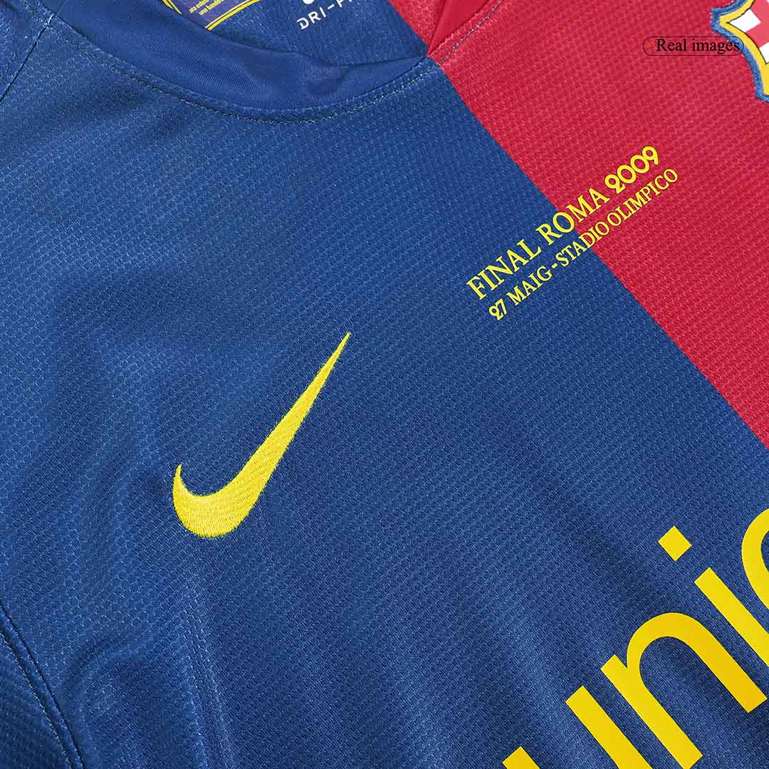 Retro Barcelona UCL Final Home Jersey 2008/09 - minejerseys