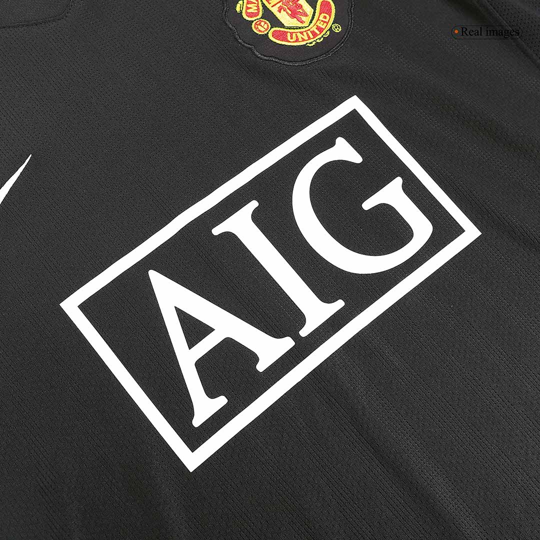 Retro Manchester United Away Long Sleeve Jersey 2007/08 - minejerseys