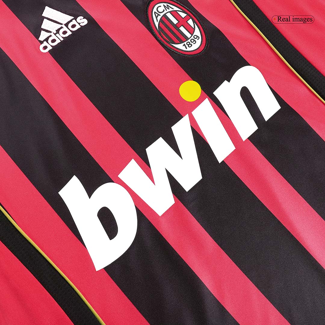 Retro AC Milan Home Long Sleeve Jersey 2006/07 - minejerseys