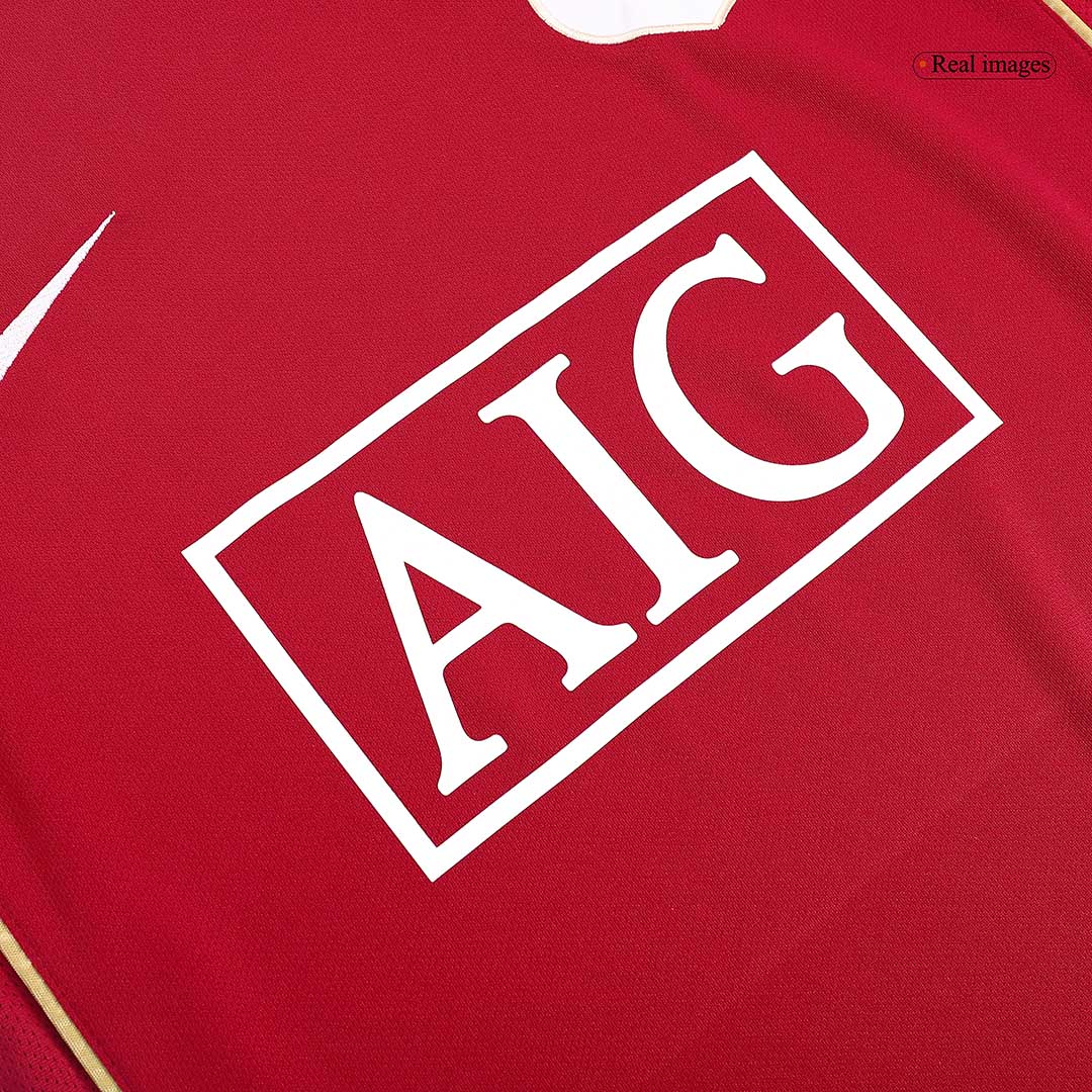 Retro Manchester United Home Jersey 2006/07 - minejerseys