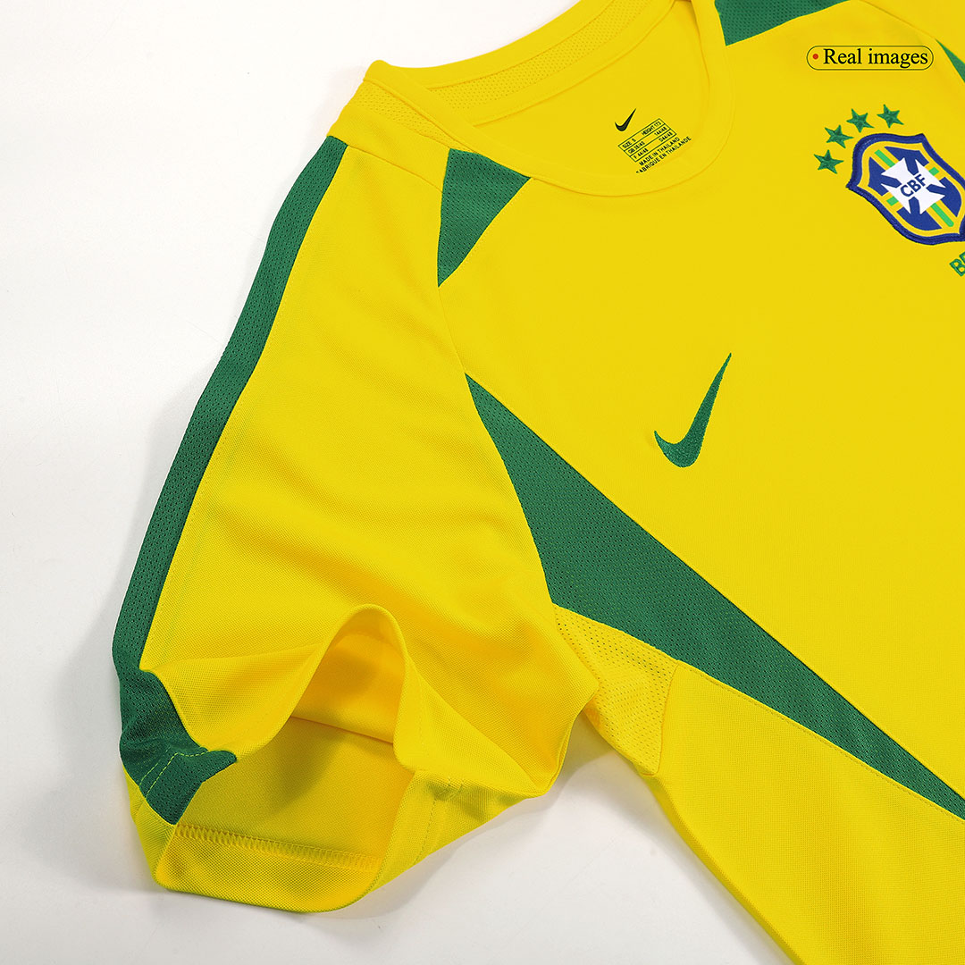 Retro Brazil Home Jersey World Cup 2002 - minejerseys