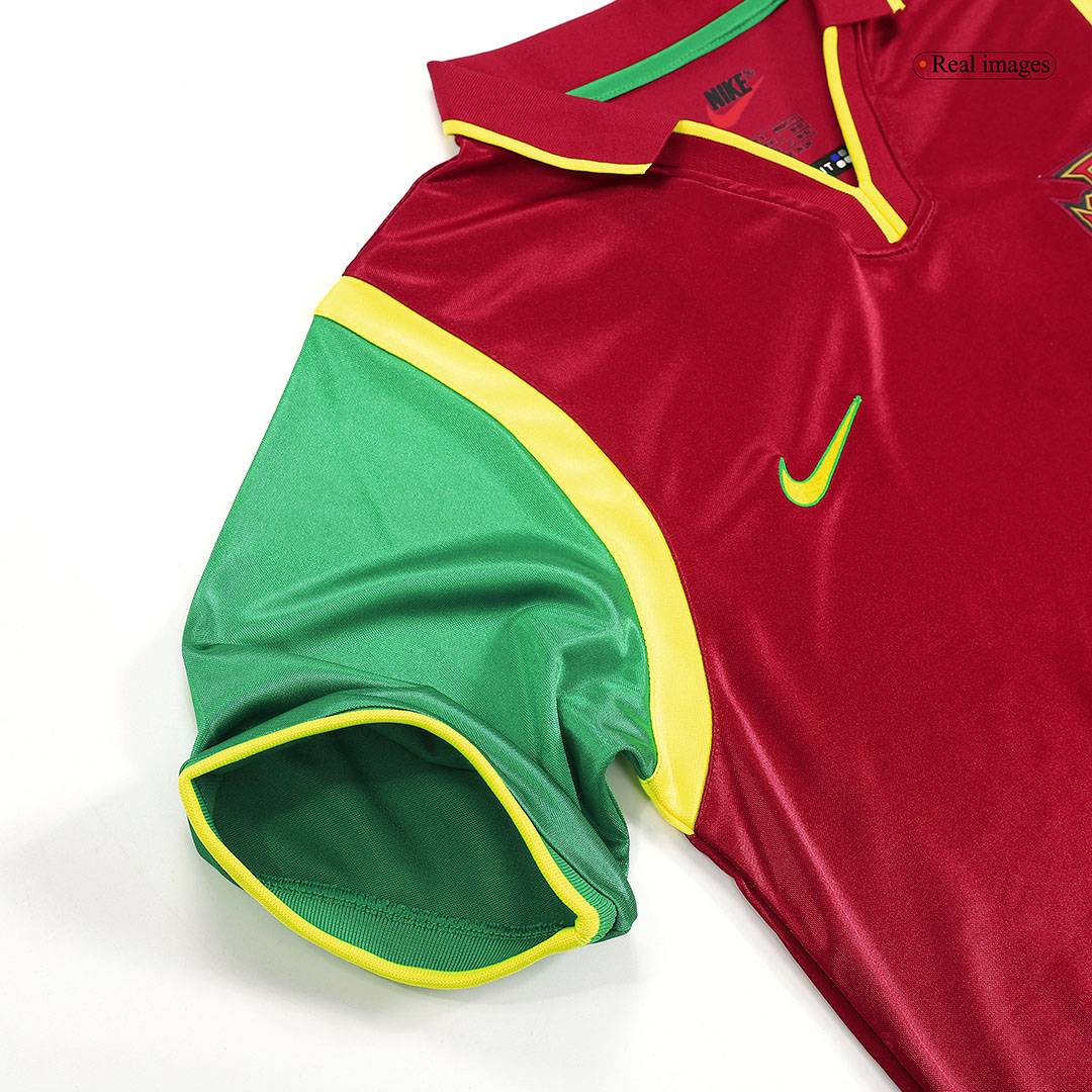 FIGO #7 Retro Portugal Home Jersey 1998 - minejerseys