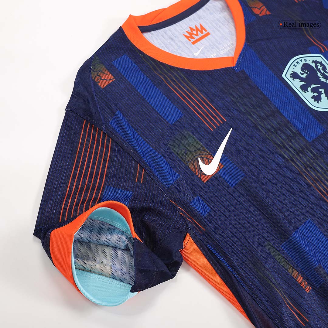 Netherlands Away Match Jersey Player Version EURO 2024 - minejerseys