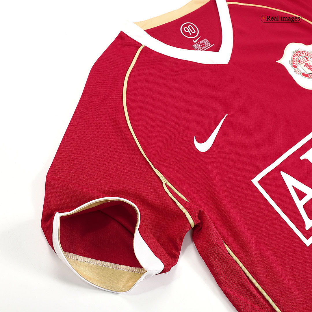 Retro Manchester United Home Jersey 2006/07 - minejerseys