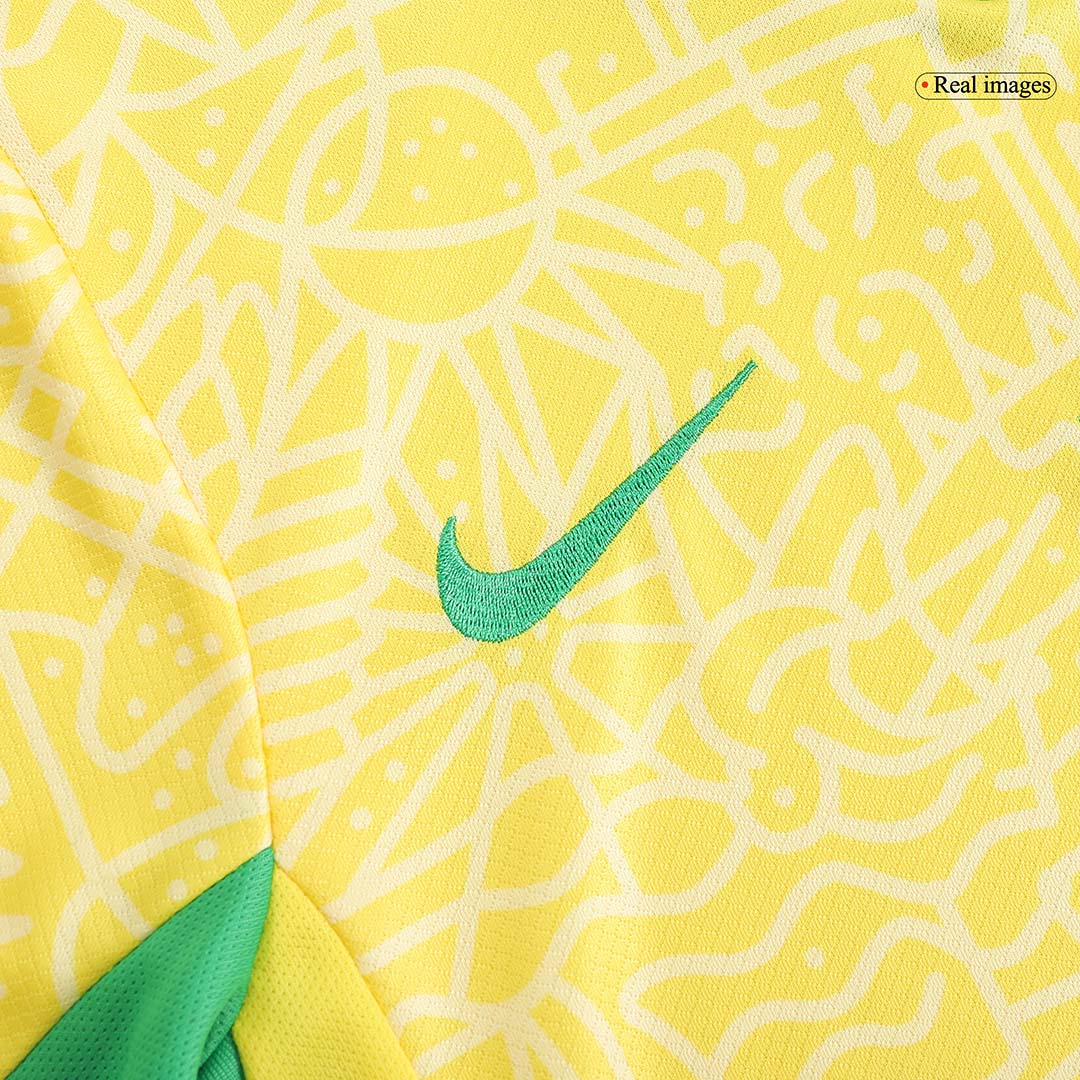 Kids Brazil Home Kit Copa America 2024 - minejerseys