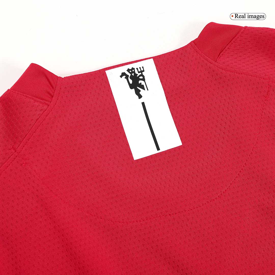 Retro Manchester United UCL Final Home Long Sleeve Jersey 2007/08 - minejerseys