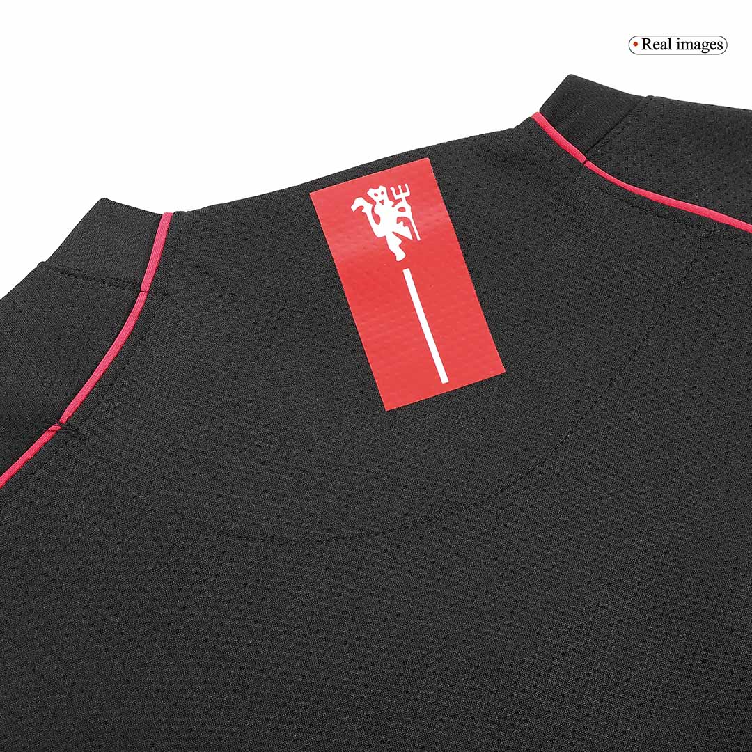 Retro Manchester United Away Long Sleeve Jersey 2007/08 - minejerseys