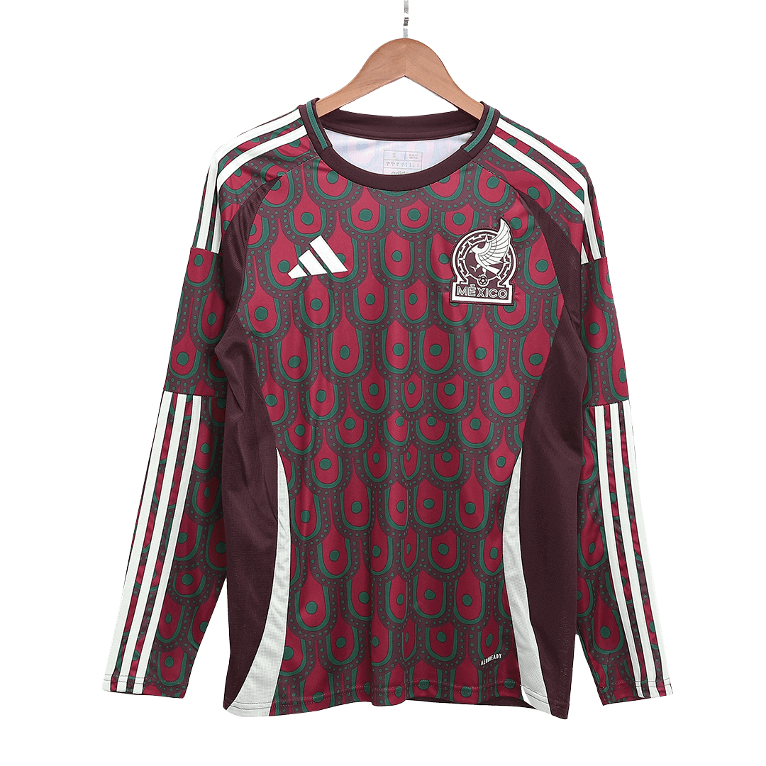Mexico Home Long Sleeve Jersey Copa America 2024 - minejerseys