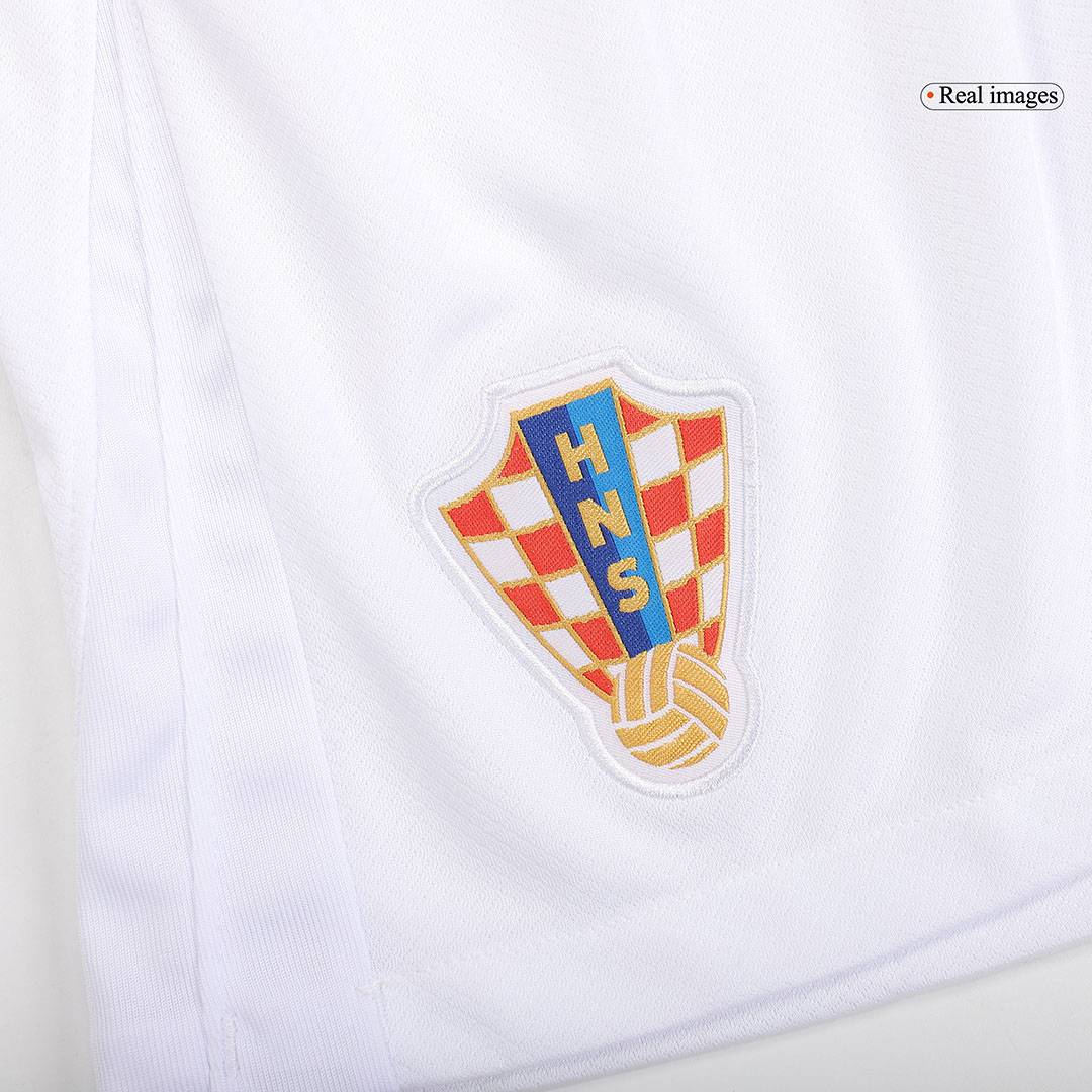 Croatia Home Soccer Shorts Euro 2024 - minejerseys