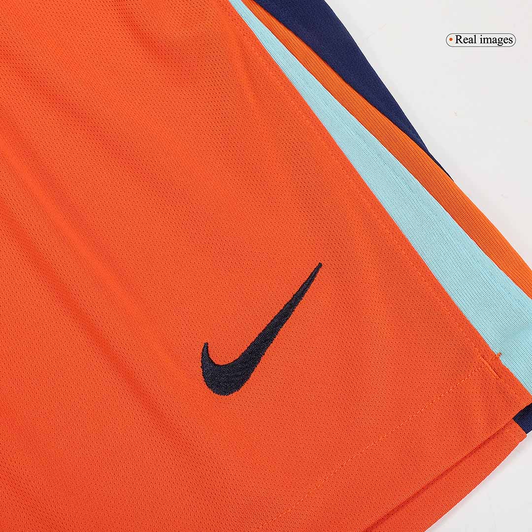 Netherlands Home Shorts EURO 2024 - minejerseys