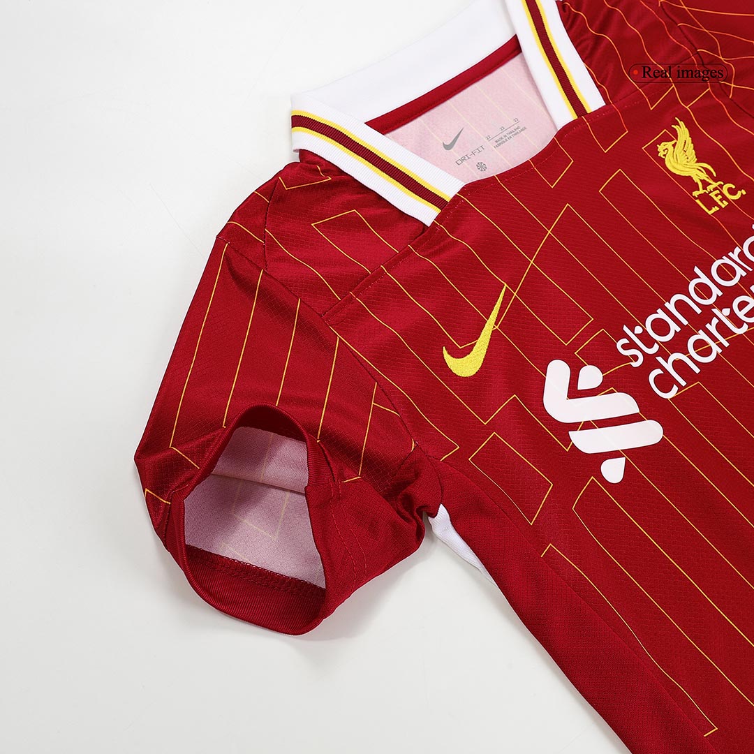 Kids Liverpool Home Jersey Kit 2024/25 - minejerseys