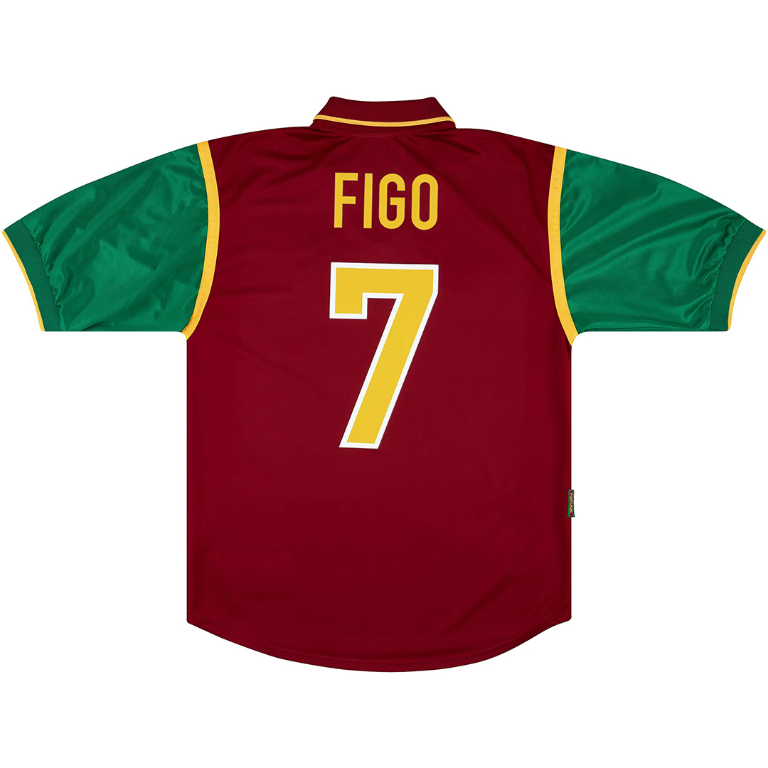 FIGO #7 Retro Portugal Home Jersey 1998 - minejerseys
