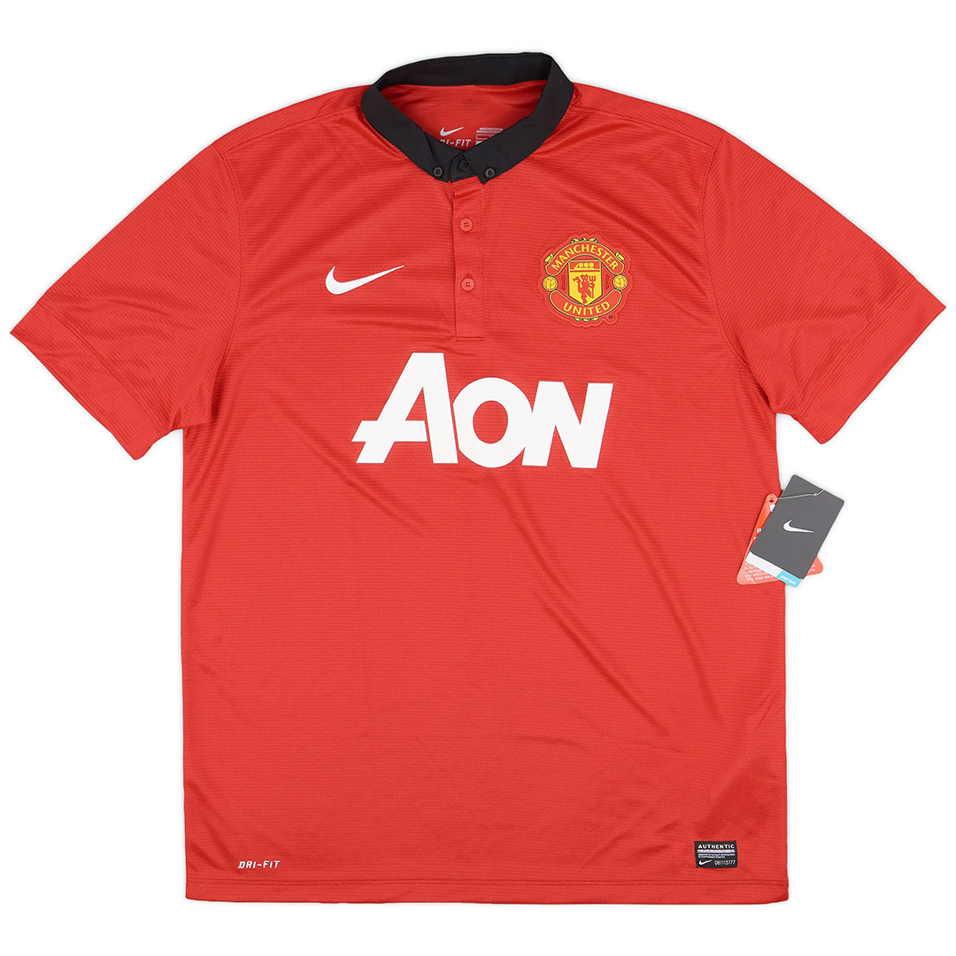 Retro Manchester United Home Jersey 2013/14 - minejerseys