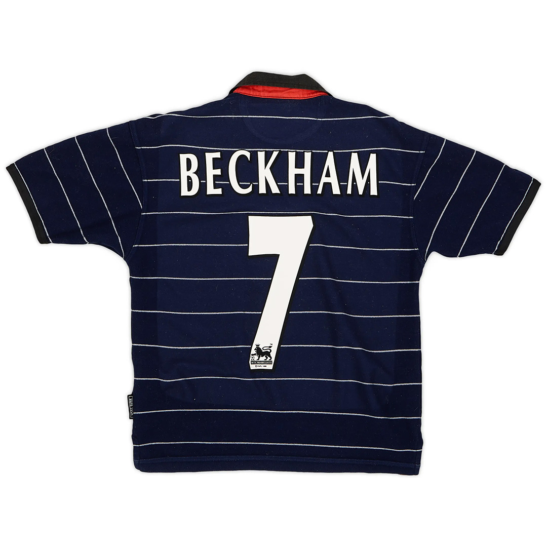 Beckham #7 Rero Manchester United Away Jersey 1999/00 - minejerseys