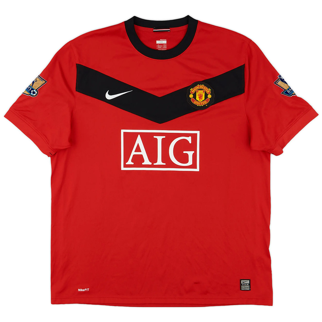 Retro Manchester United Home Jersey 2009/10 - minejerseys
