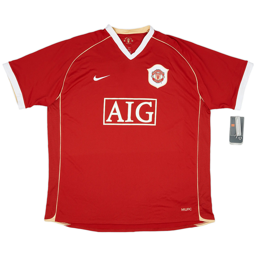 Retro Manchester United Home Jersey 2006/07 - minejerseys