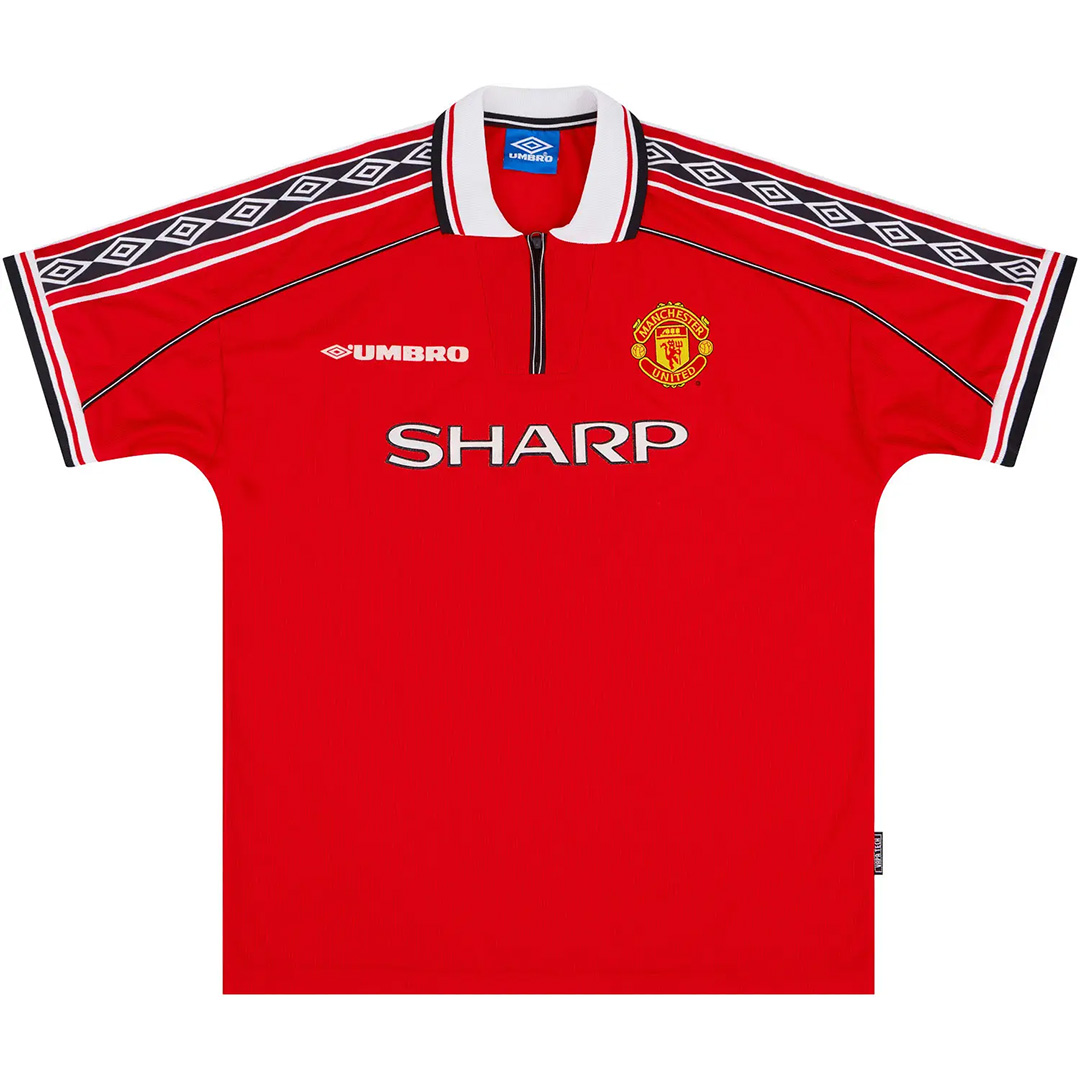 Retro Manchester United Home Jersey 1999/00 - minejerseys