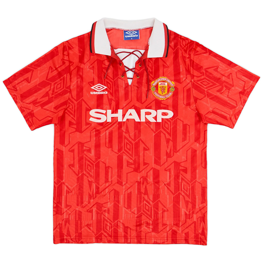 Retro Manchester United Home Jersey 1992/94 - minejerseys