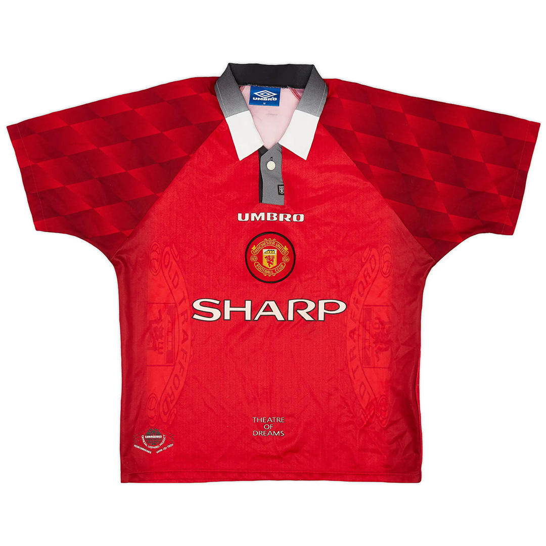 Retro Manchester United Home Jersey 1996/98 - minejerseys