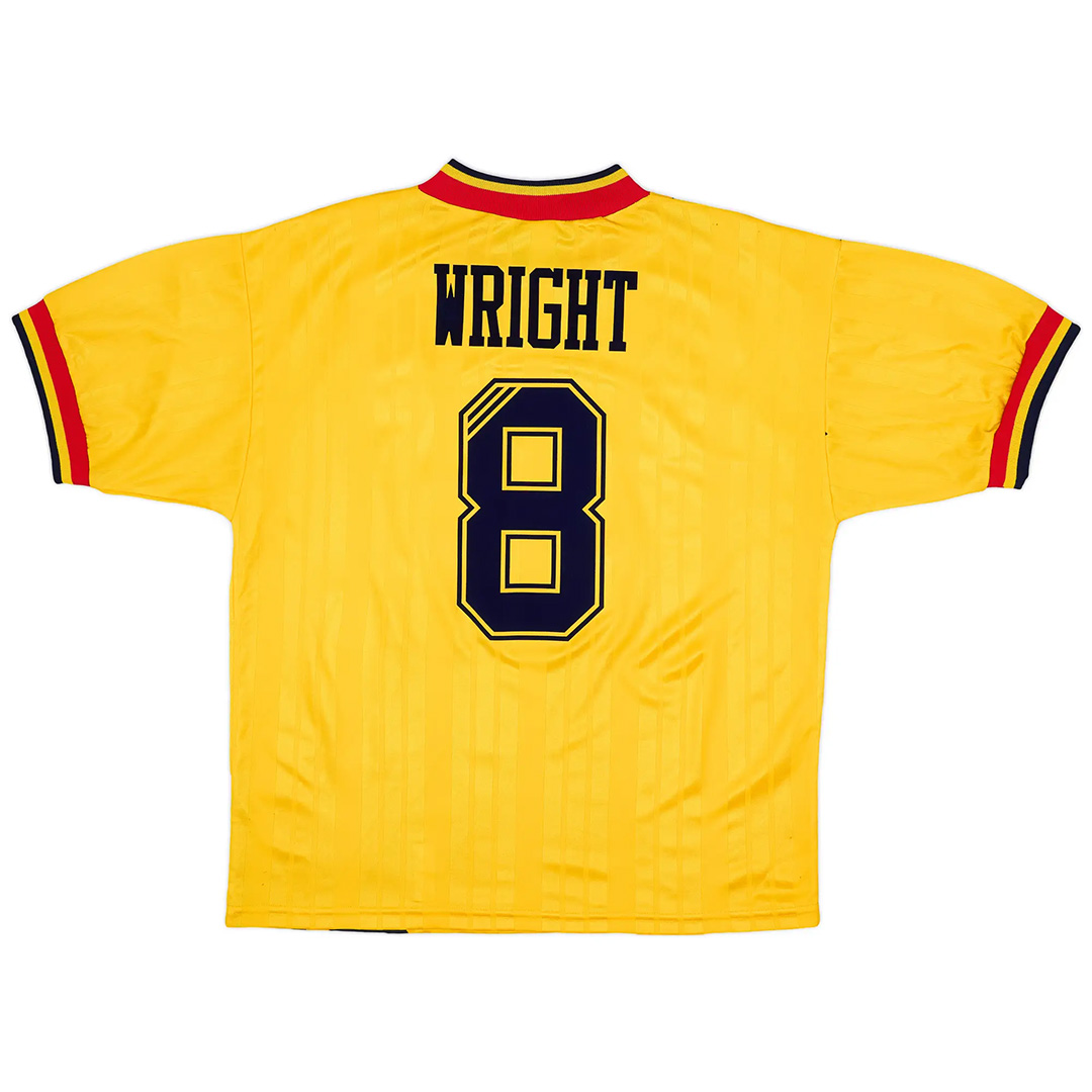 Wright #8 Retro Arsenal Away Jersey 1993/94 - minejerseys