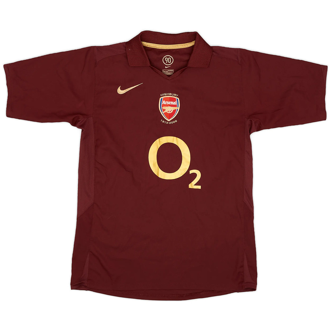 Retro Arsenal Home Jersey 2005/06 - minejerseys
