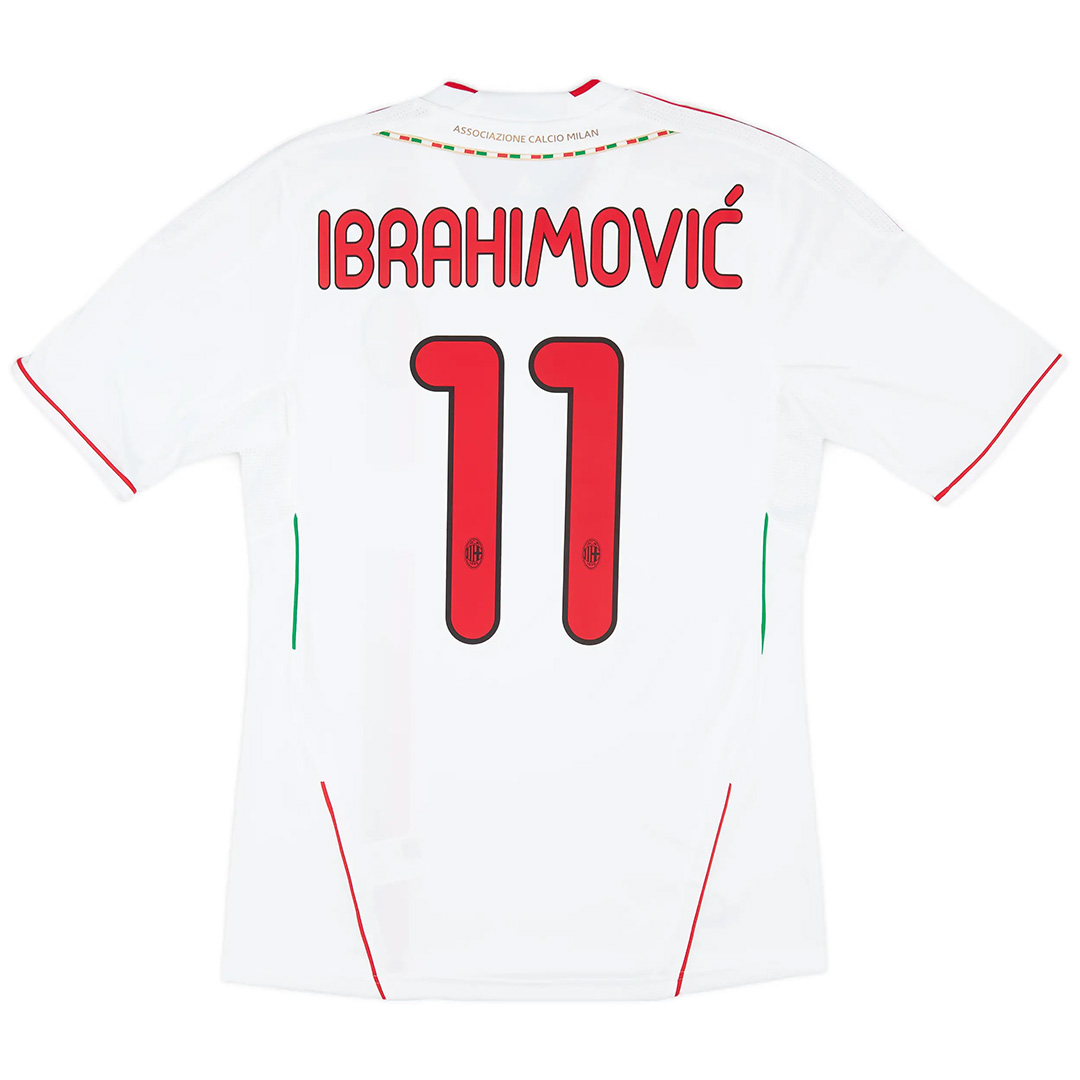 Ibrahimović #11 Retro AC Milan Away Jersey 2011/12 - minejerseys