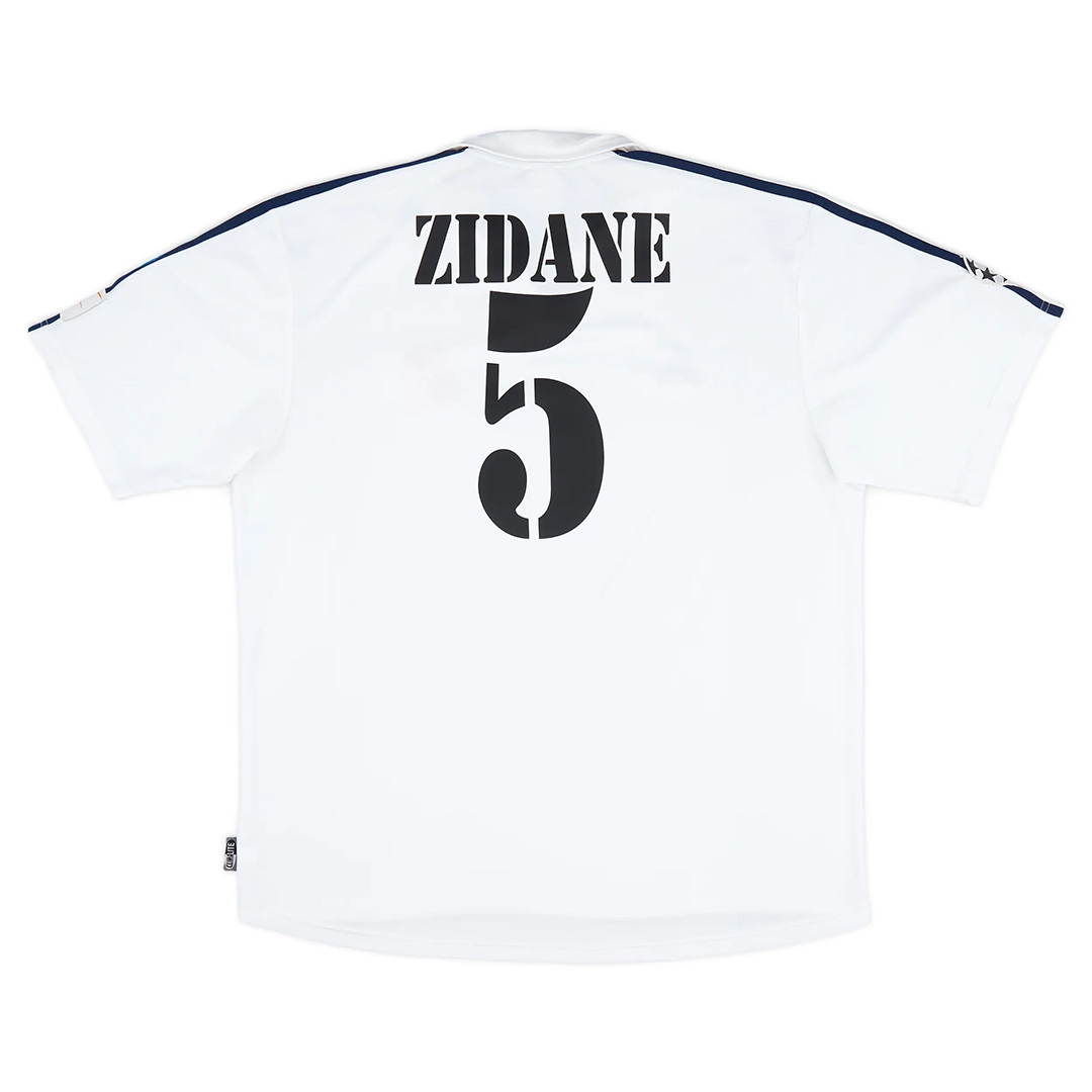 Zidane #5 Retro Real Madrid Centenary Home Jersey 2002/03 - minejerseys