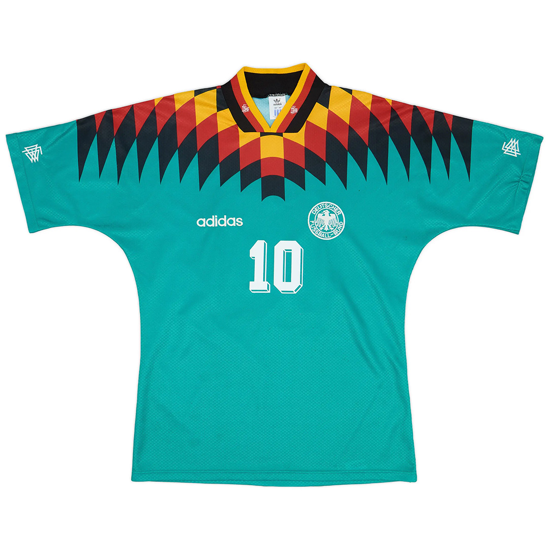 Matthäus #10 Retro Germany Away Jersey 1994 - minejerseys