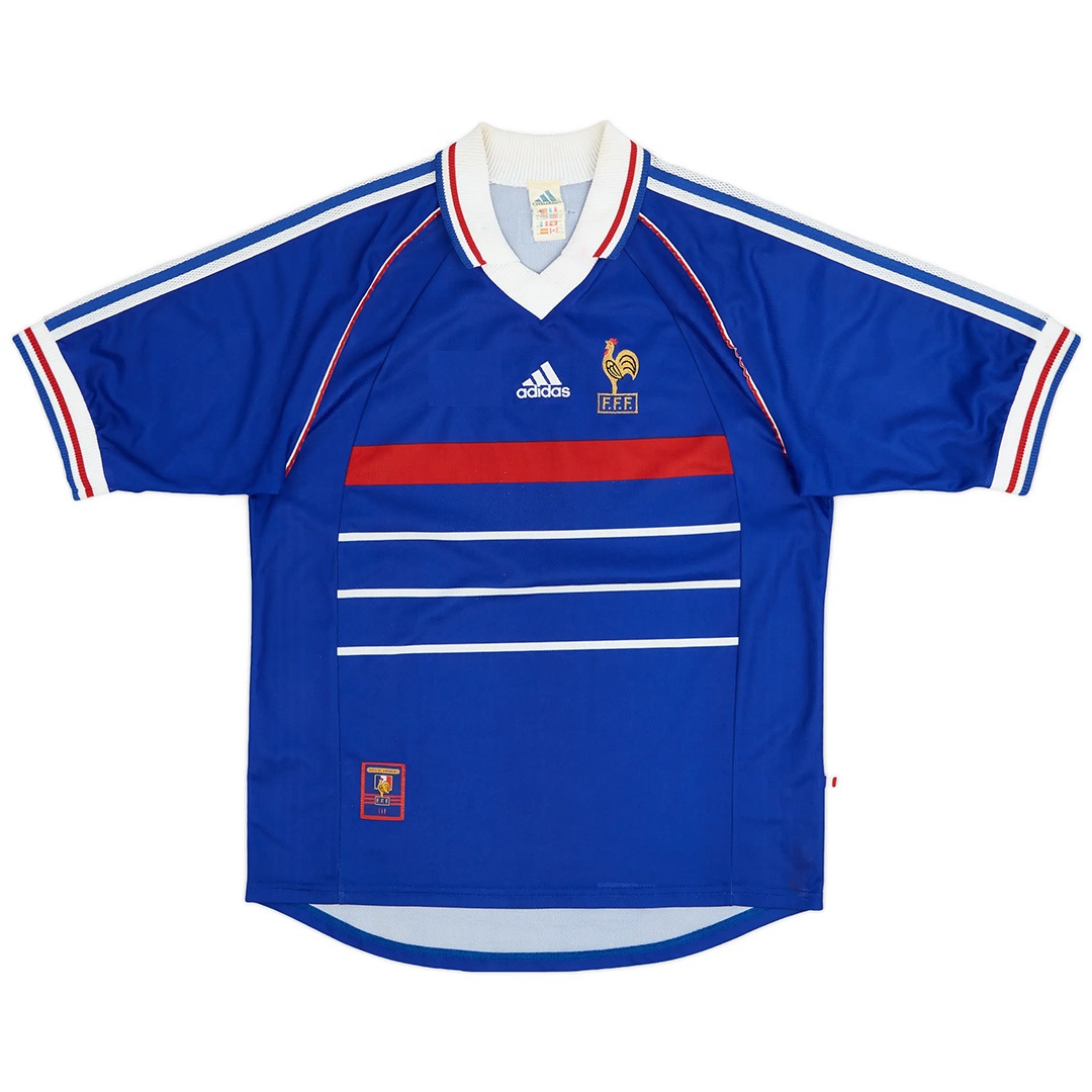 Retro France Home Jersey World Cup 1998 - minejerseys