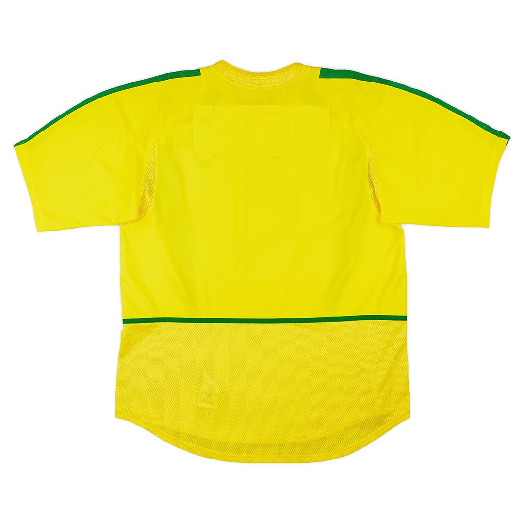 Retro Brazil Home Jersey World Cup 2002 - minejerseys