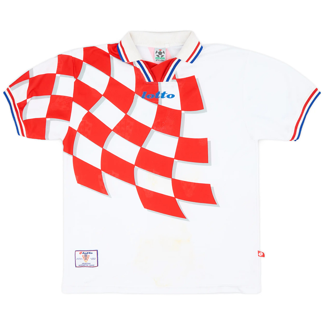 Retro Croatia Home Jersey World Cup 1998 - minejerseys